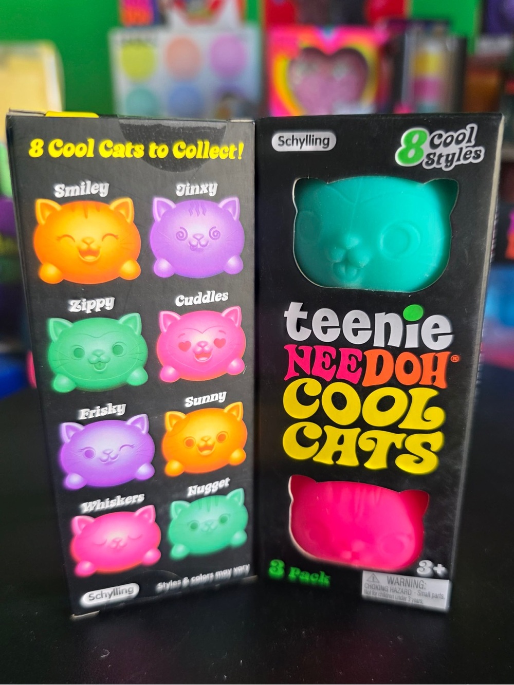 1pc Teenie Needoh cool cat- 1pc Nee Doh Squishy Gift! Viral New Tiktok!